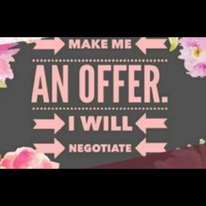 ALL REASONABLE OFFERS WELCOME 💋